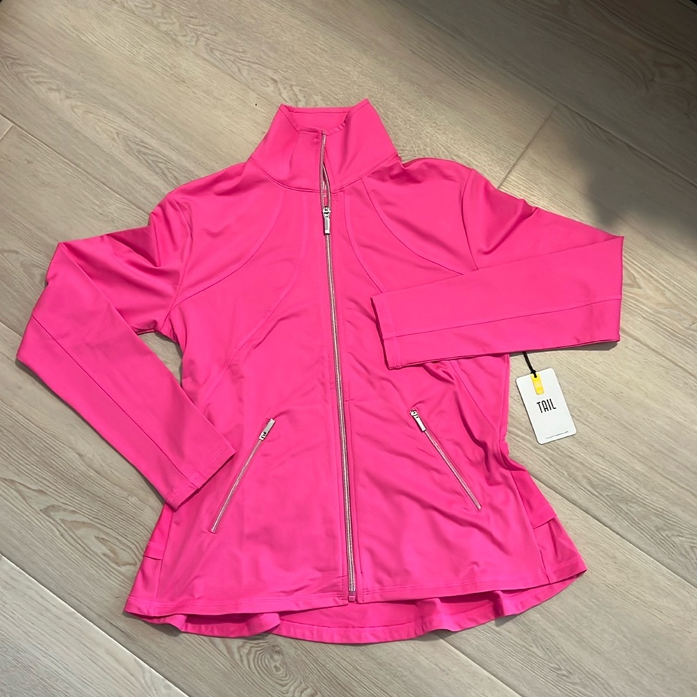 Ladies double flounce peplum jacket. Brand new with tags!